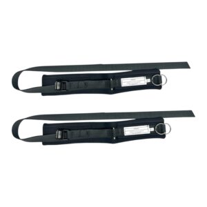 Ankle or Wrist Bracelet Cam Buckle Restraint Set