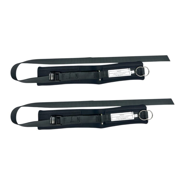 Ankle or Wrist Bracelet Cam Buckle Restraint Set